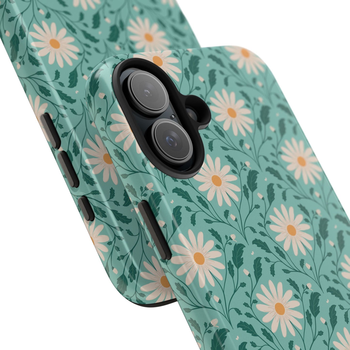 Daisy Daydream Tough Phone Case with hand - drawn artwork - Flourish Moon Studio