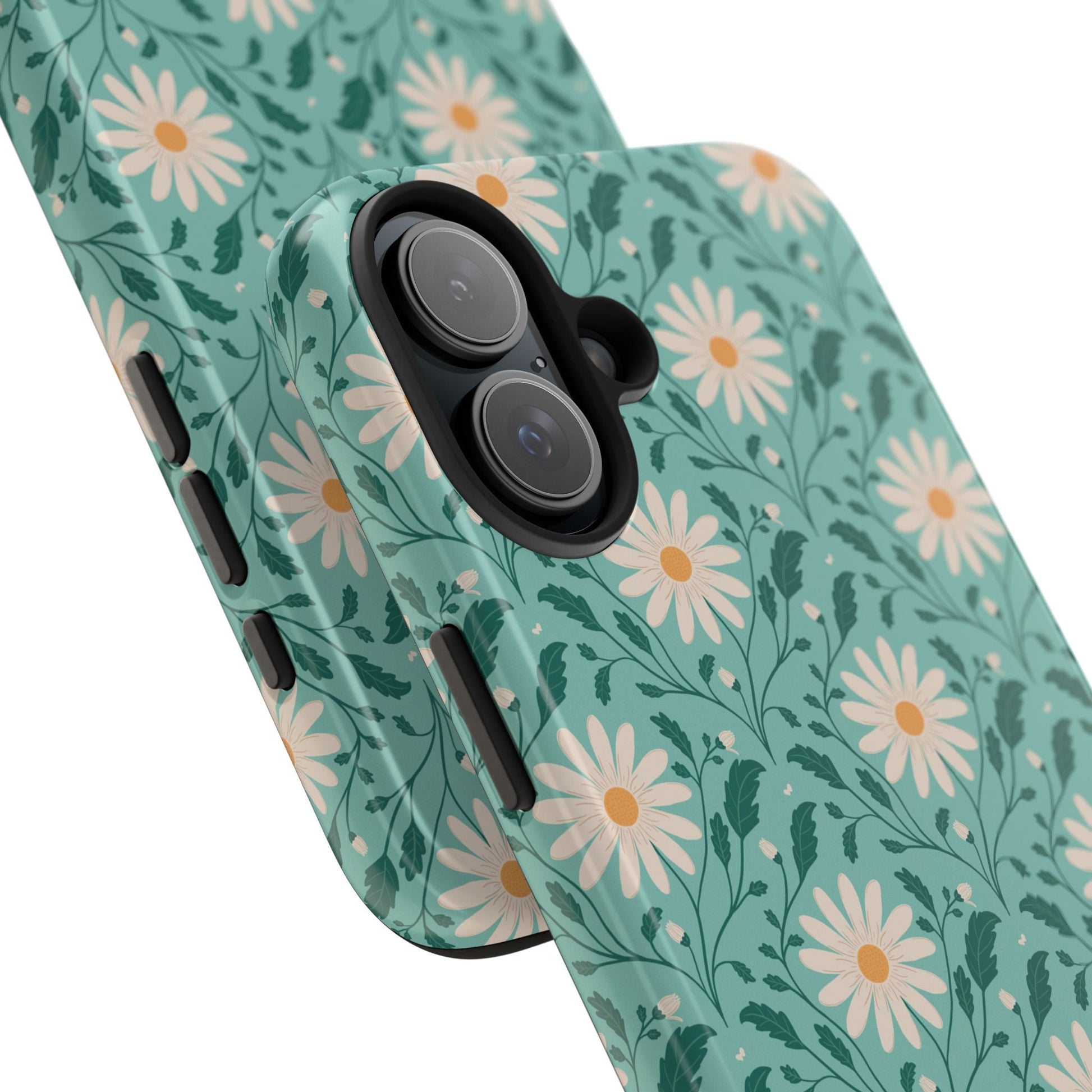 Daisy Daydream Tough Phone Case with hand - drawn artwork - Flourish Moon Studio