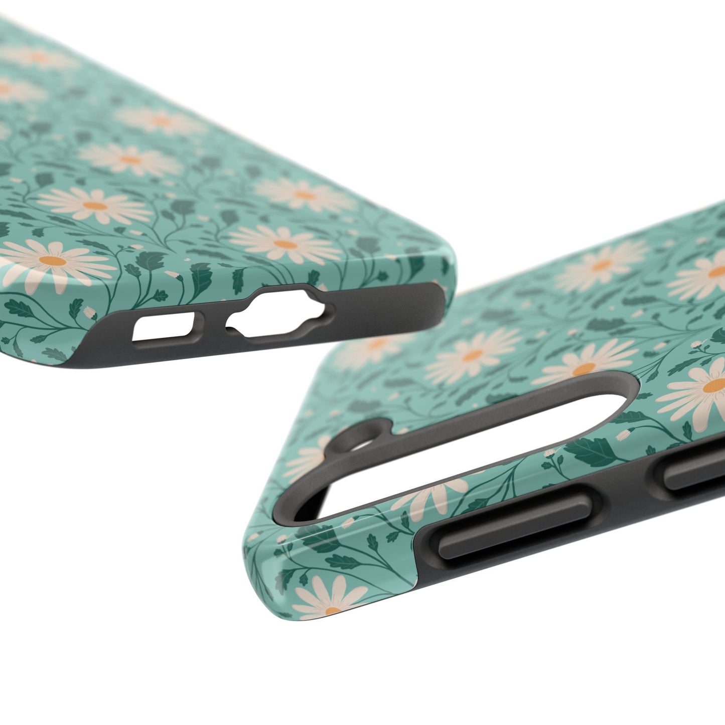 Daisy Daydream Tough Phone Case with hand - drawn artwork - Flourish Moon Studio