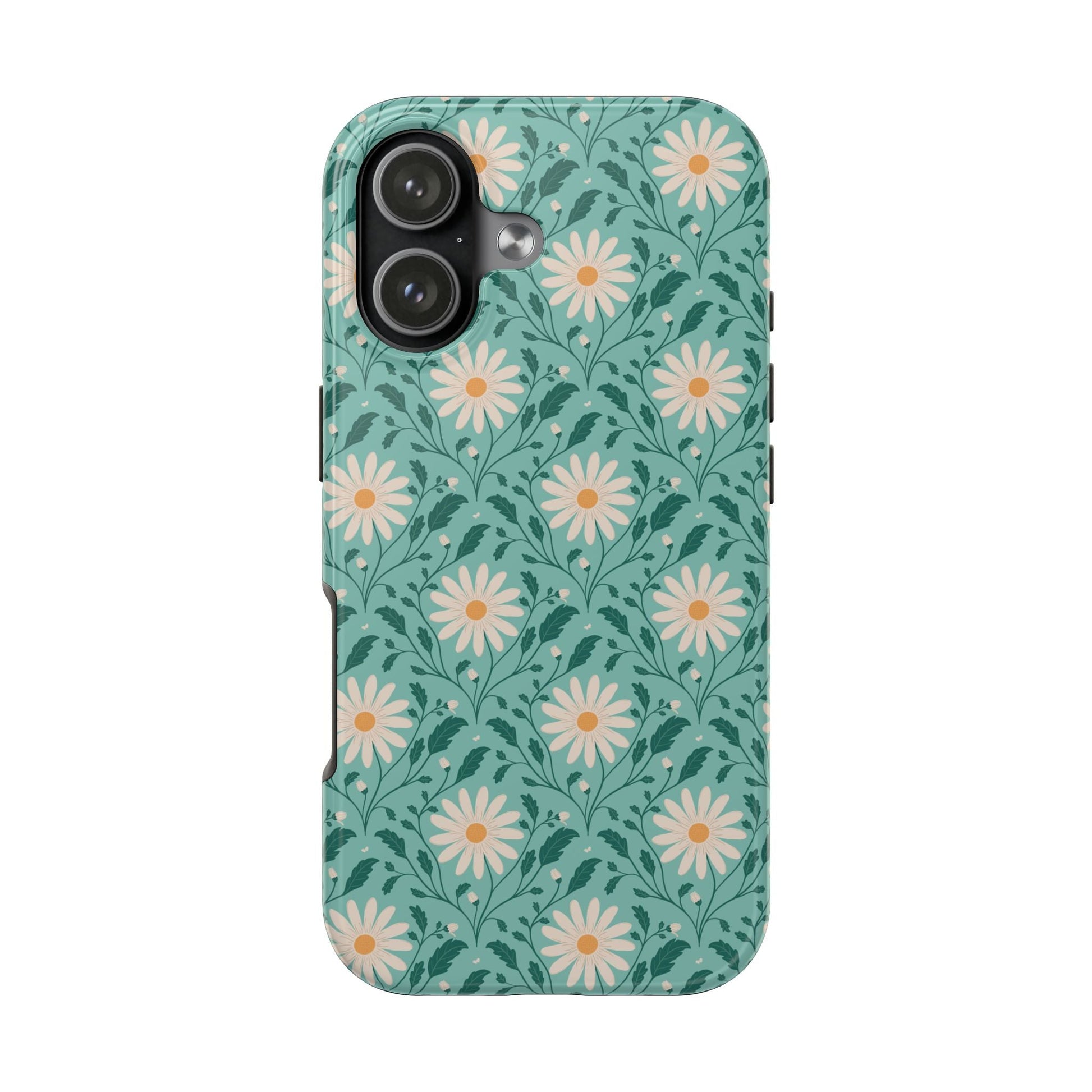 Daisy Daydream Tough Phone Case with hand - drawn artwork - Flourish Moon Studio