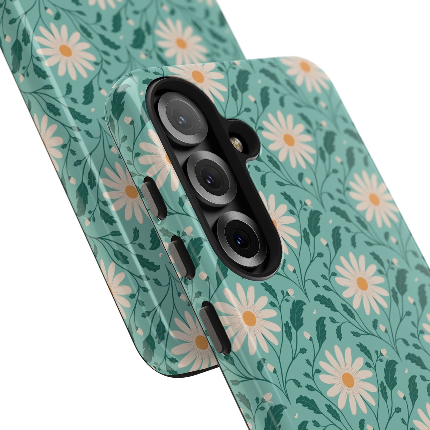 Daisy Daydream Tough Phone Case with hand - drawn artwork - Flourish Moon Studio