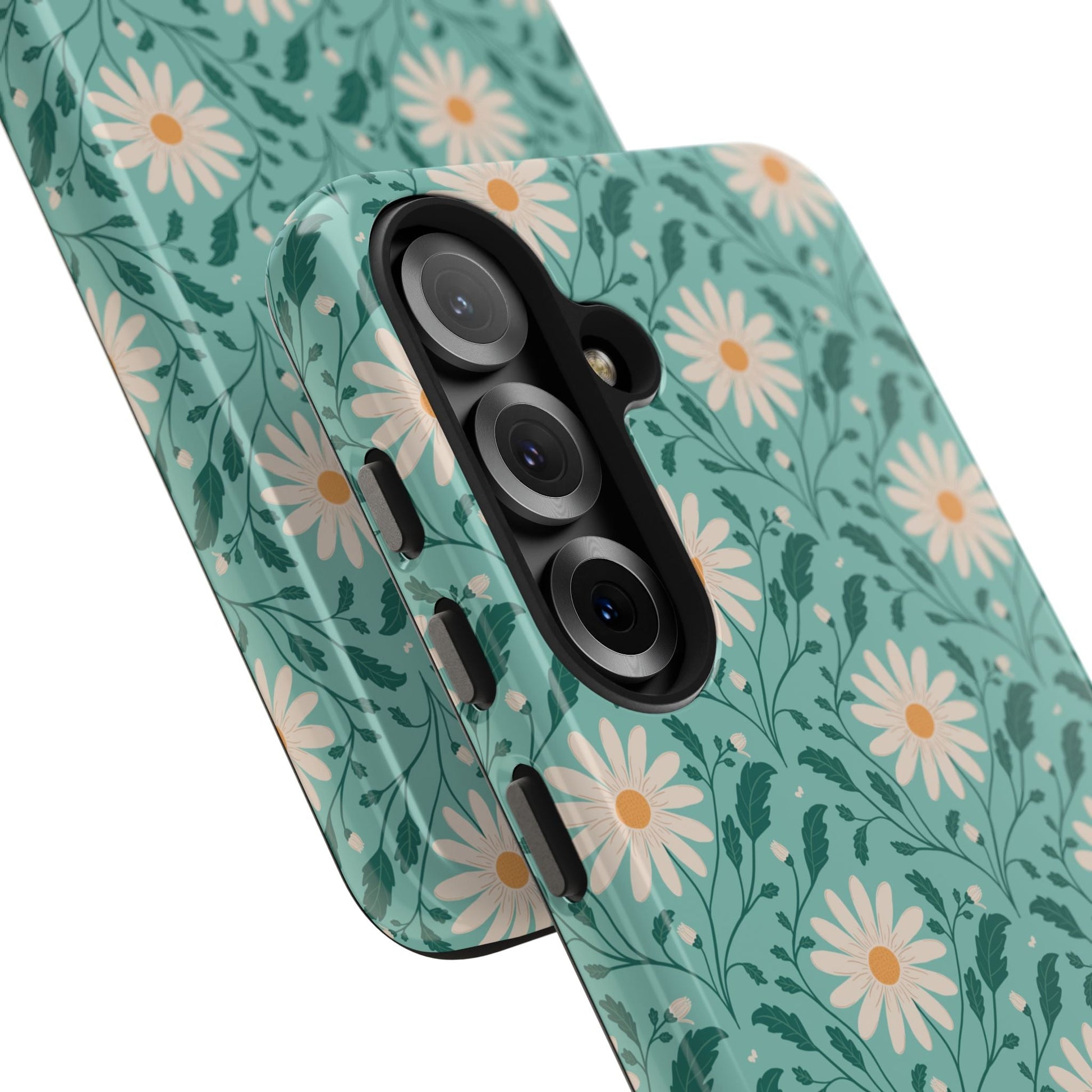Daisy Daydream Tough Phone Case with hand - drawn artwork - Flourish Moon Studio