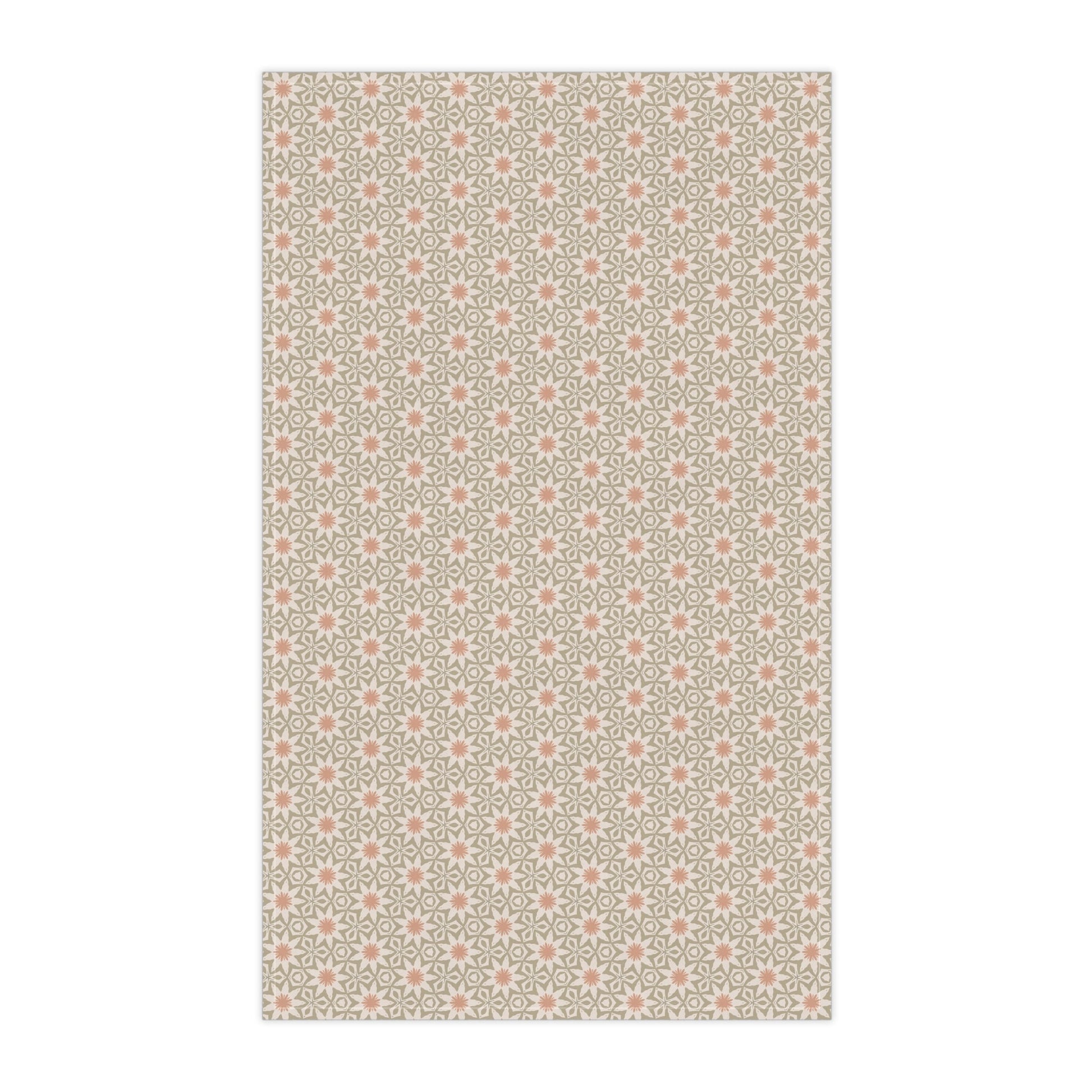 Harmony Star Tea Towel with hand - drawn artwork - Flourish Moon Studio