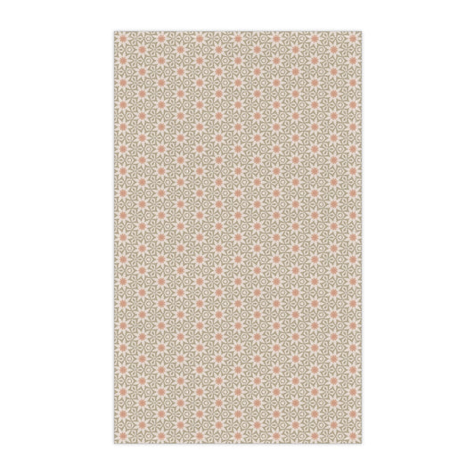 Harmony Star Tea Towel with hand - drawn artwork - Flourish Moon Studio