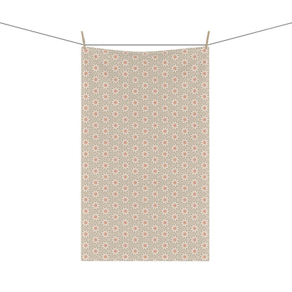 Harmony Star Tea Towel with hand - drawn artwork - Flourish Moon Studio