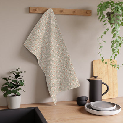 Harmony Star Tea Towel with hand - drawn artwork - Flourish Moon Studio
