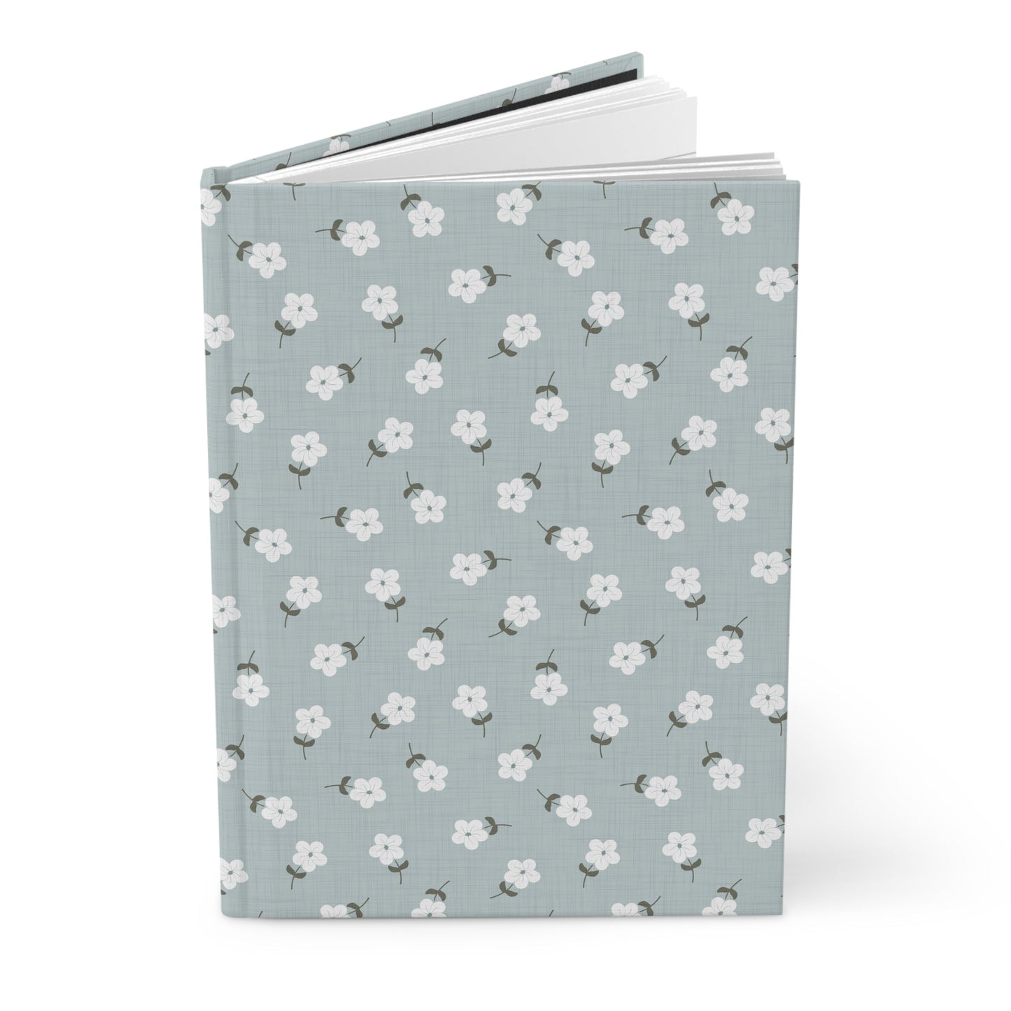 Heirloom Petites Blue Hardcover Journal with hand drawn artwork - Flourish Moon Studio
