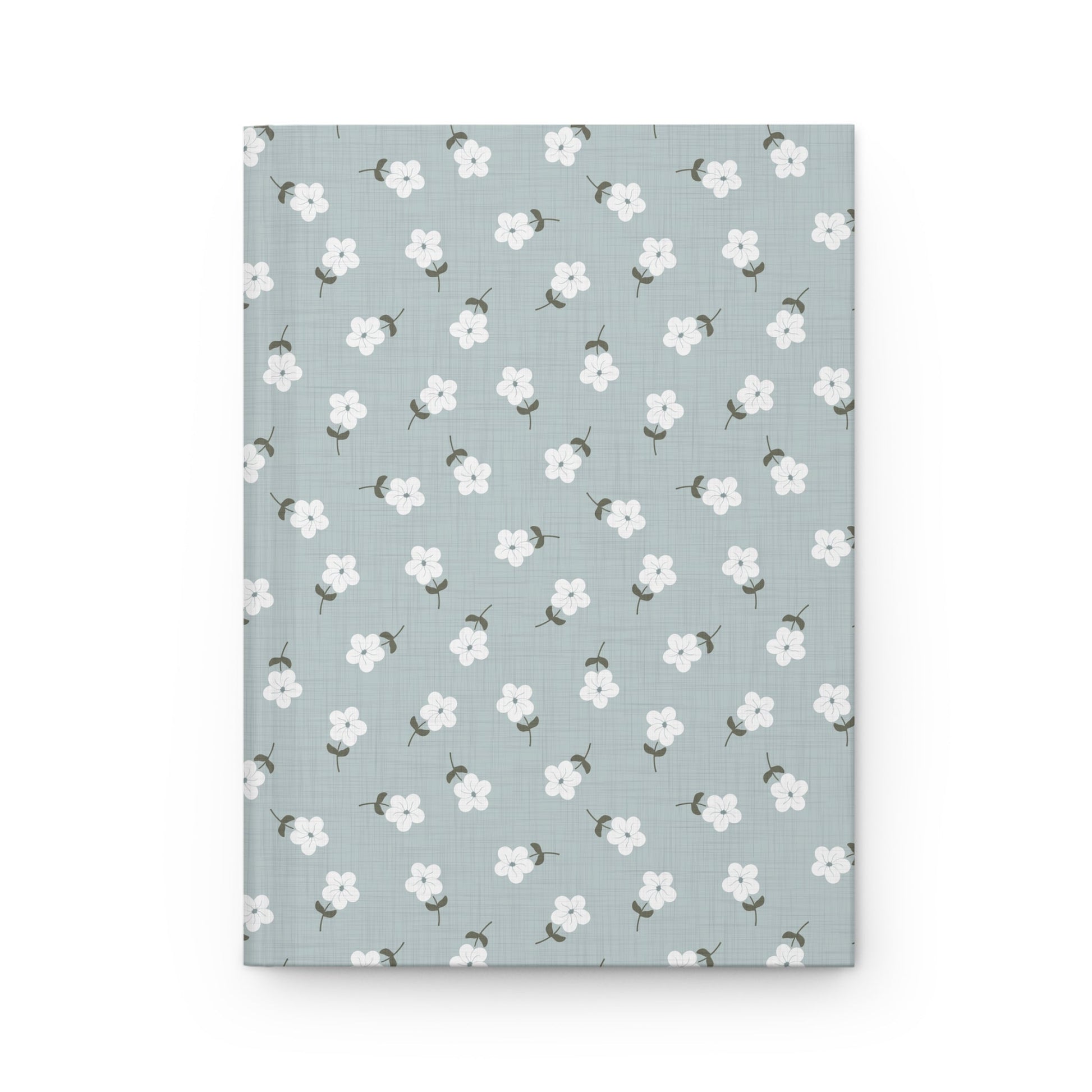 Heirloom Petites Blue Hardcover Journal with hand drawn artwork - Flourish Moon Studio