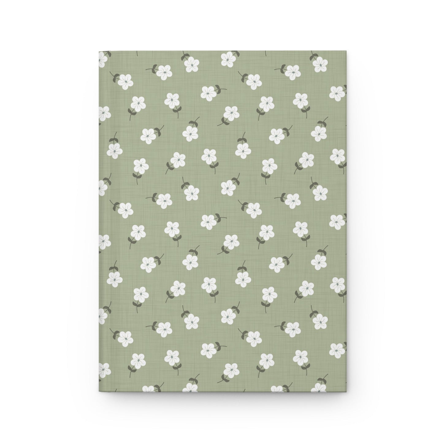 Heirloom Petites Spring Green Hardcover Journal with hand drawn artwork - Flourish Moon Studio