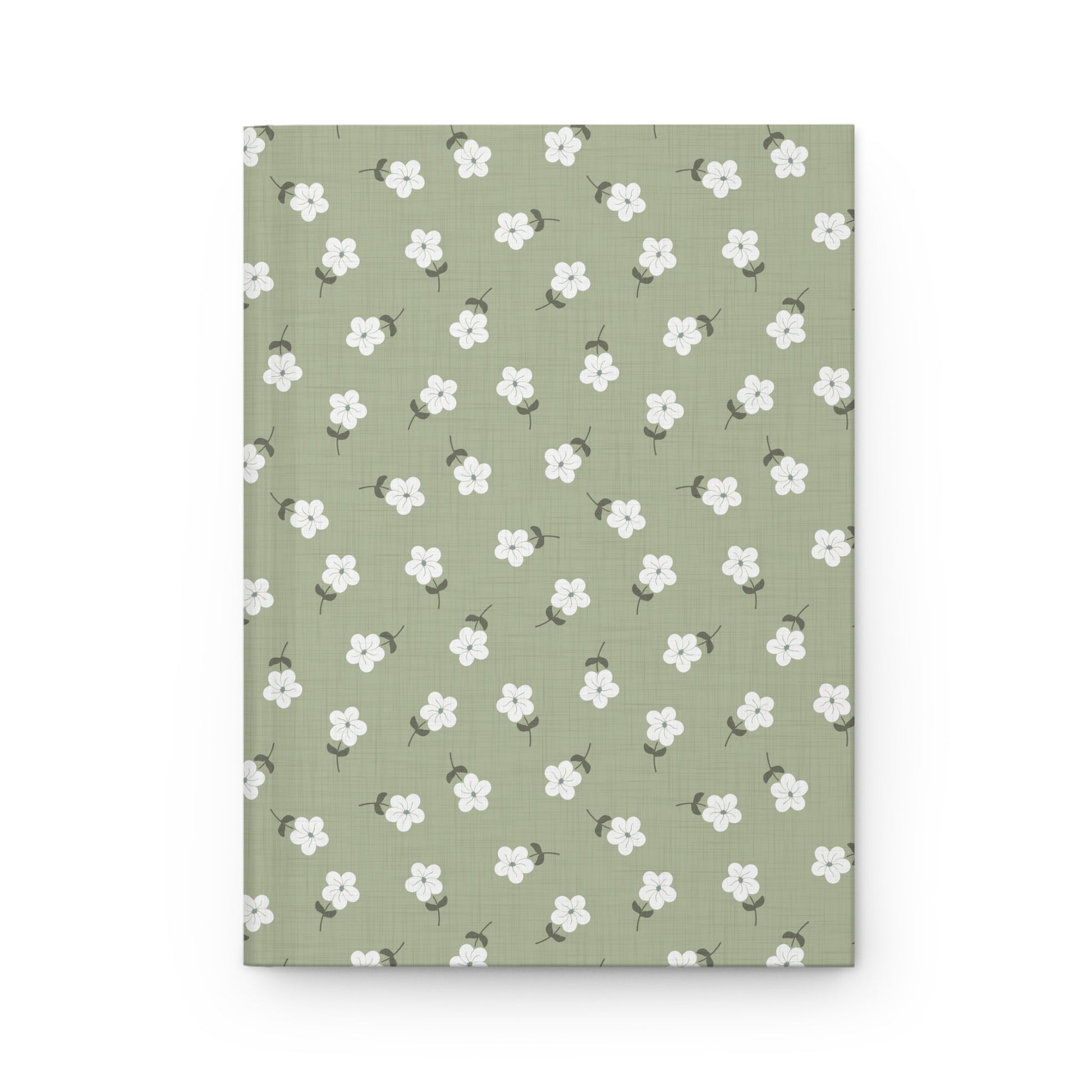 Heirloom Petites Spring Green Hardcover Journal with hand drawn artwork - Flourish Moon Studio