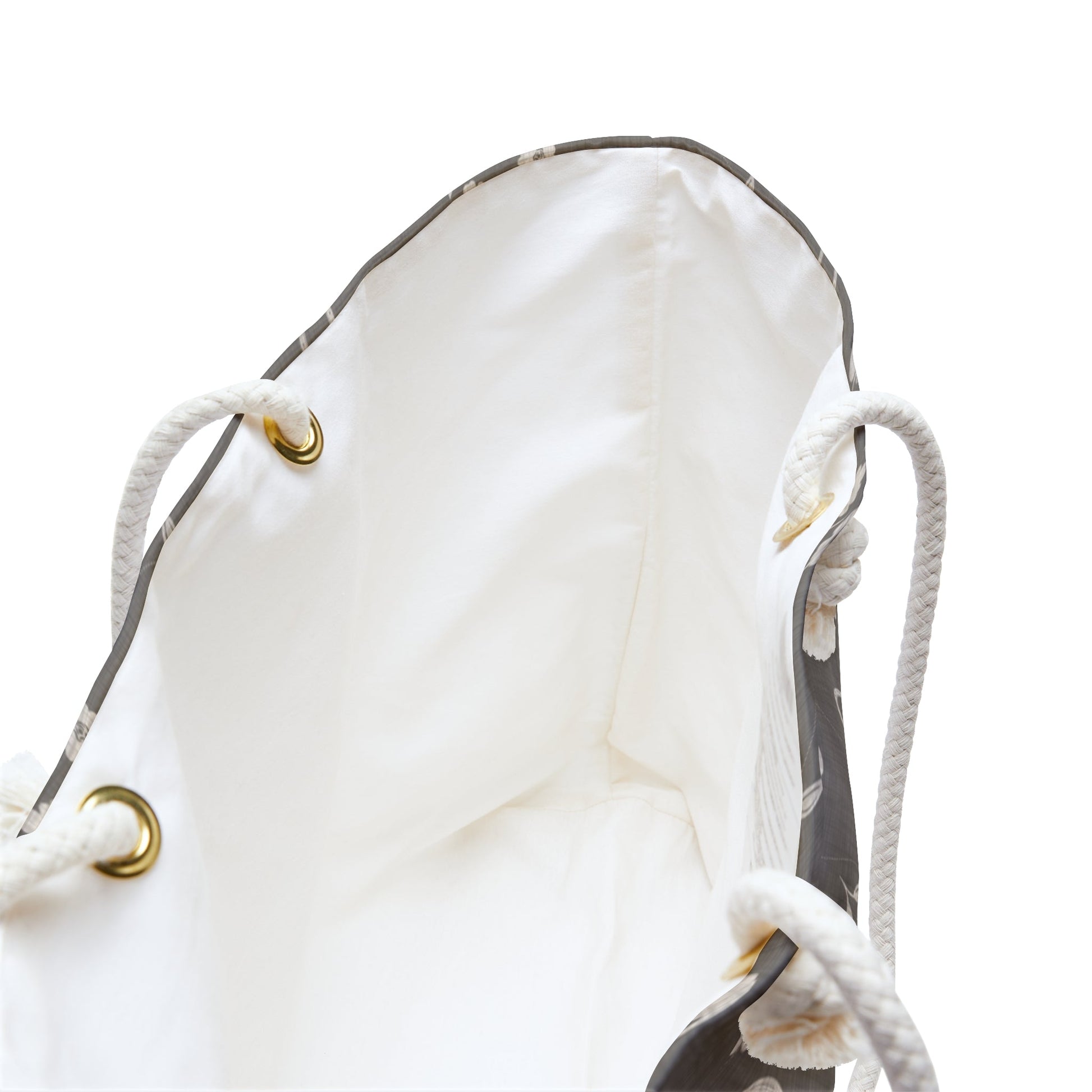 Horse Kisses Path Weekender Bag in Graystone with hand drawn artwork - Flourish Moon Studio