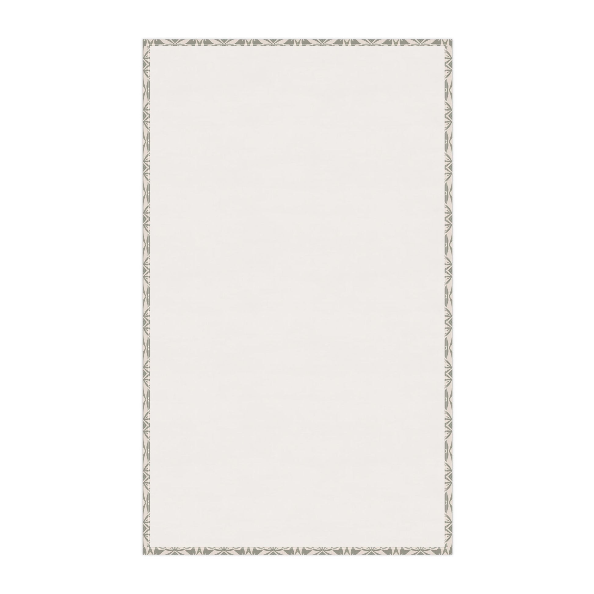 Leaf Whispers Tea Towel with hand - drawn artwork - Flourish Moon Studio