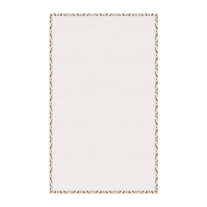 Meadow Crest Tea Towel with hand - drawn artwork - Flourish Moon Studio