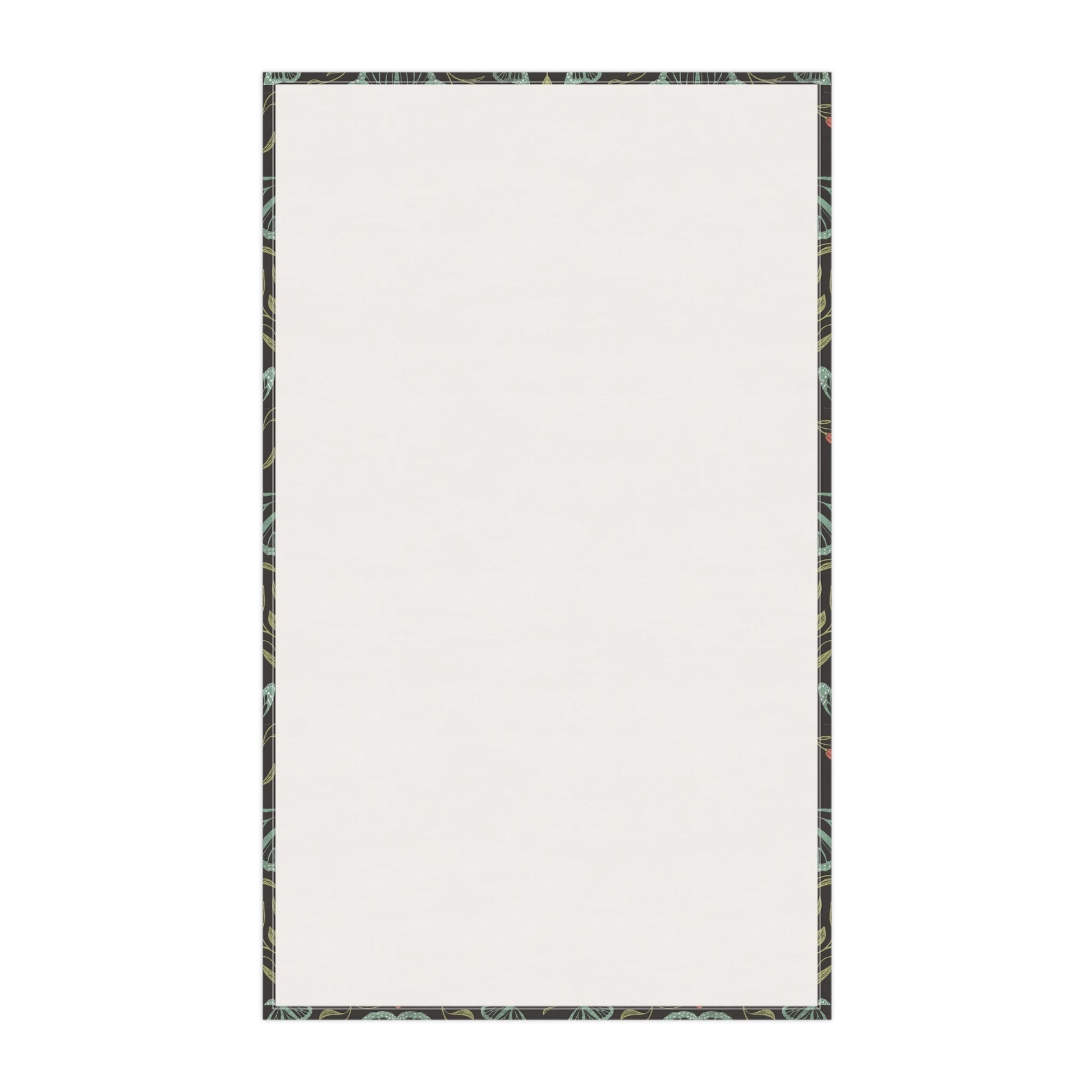 Meadowlace Butterflies Nightglow Tea Towel with hand - drawn artwork - Flourish Moon Studio