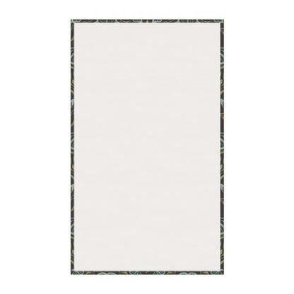 Meadowlace Butterflies Nightglow Tea Towel with hand - drawn artwork - Flourish Moon Studio