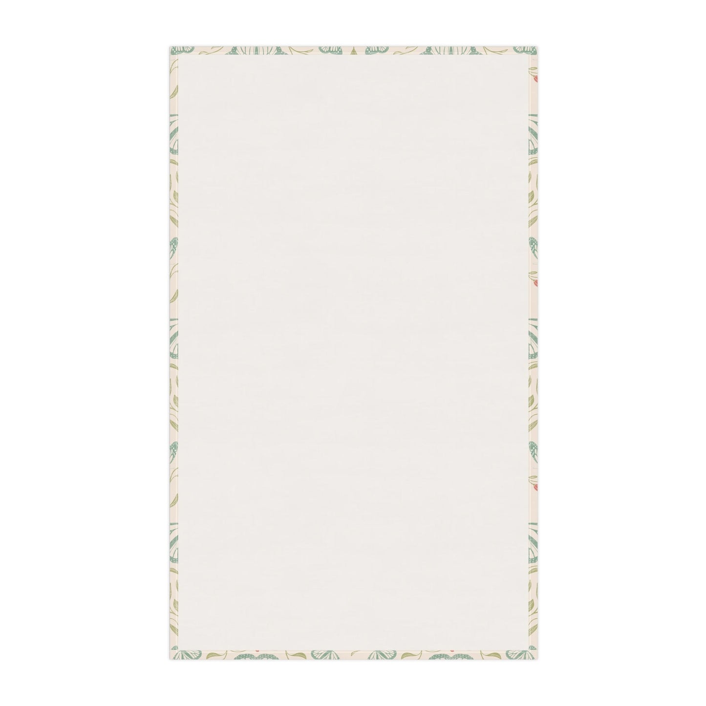 Meadowlace Butterflies Tea Towel with hand - drawn artwork - Flourish Moon Studio