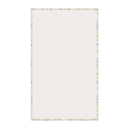 Meadowlace Butterflies Tea Towel with hand - drawn artwork - Flourish Moon Studio