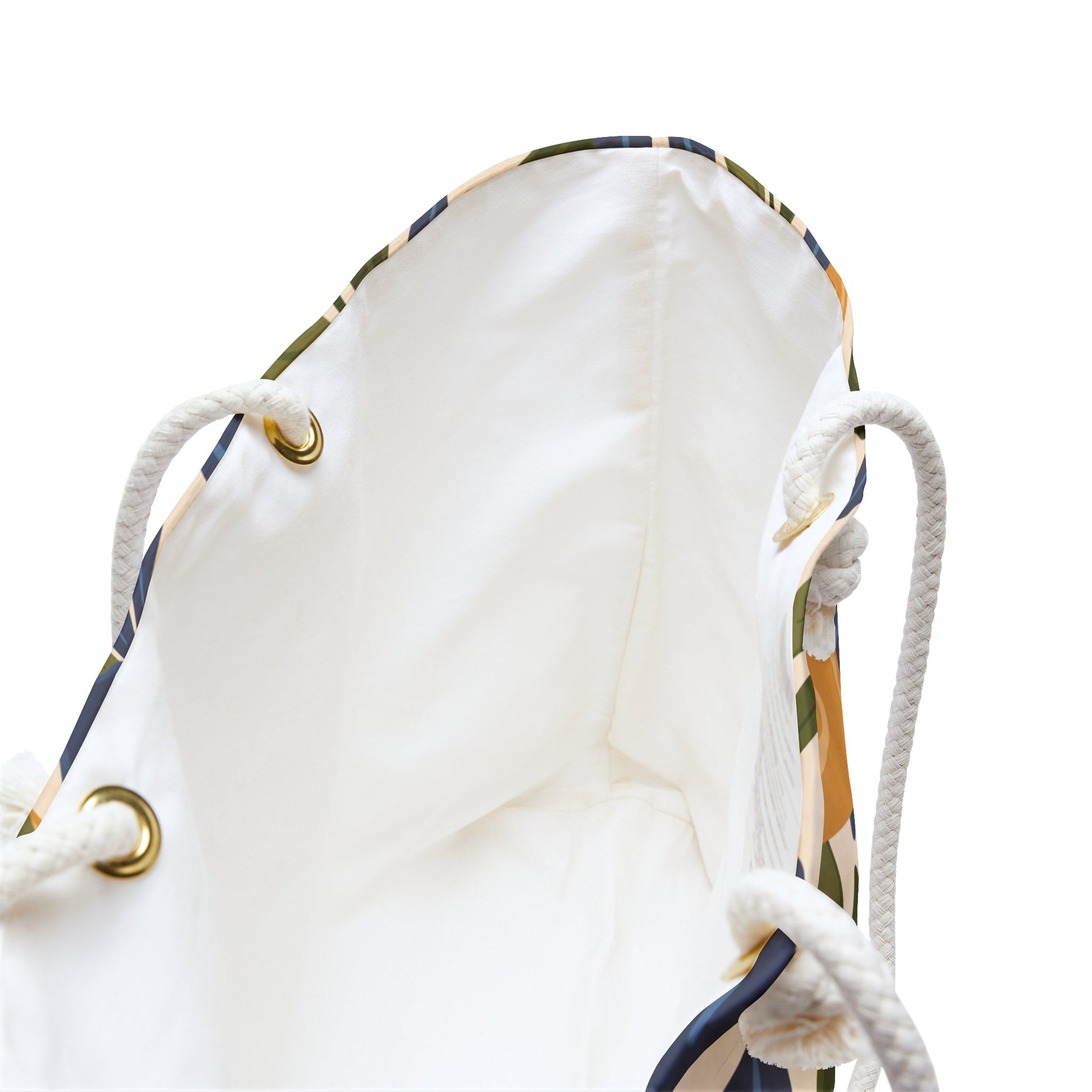 Mediterranean Lemon Branches Weekender Bag with hand drawn artwork - Flourish Moon Studio