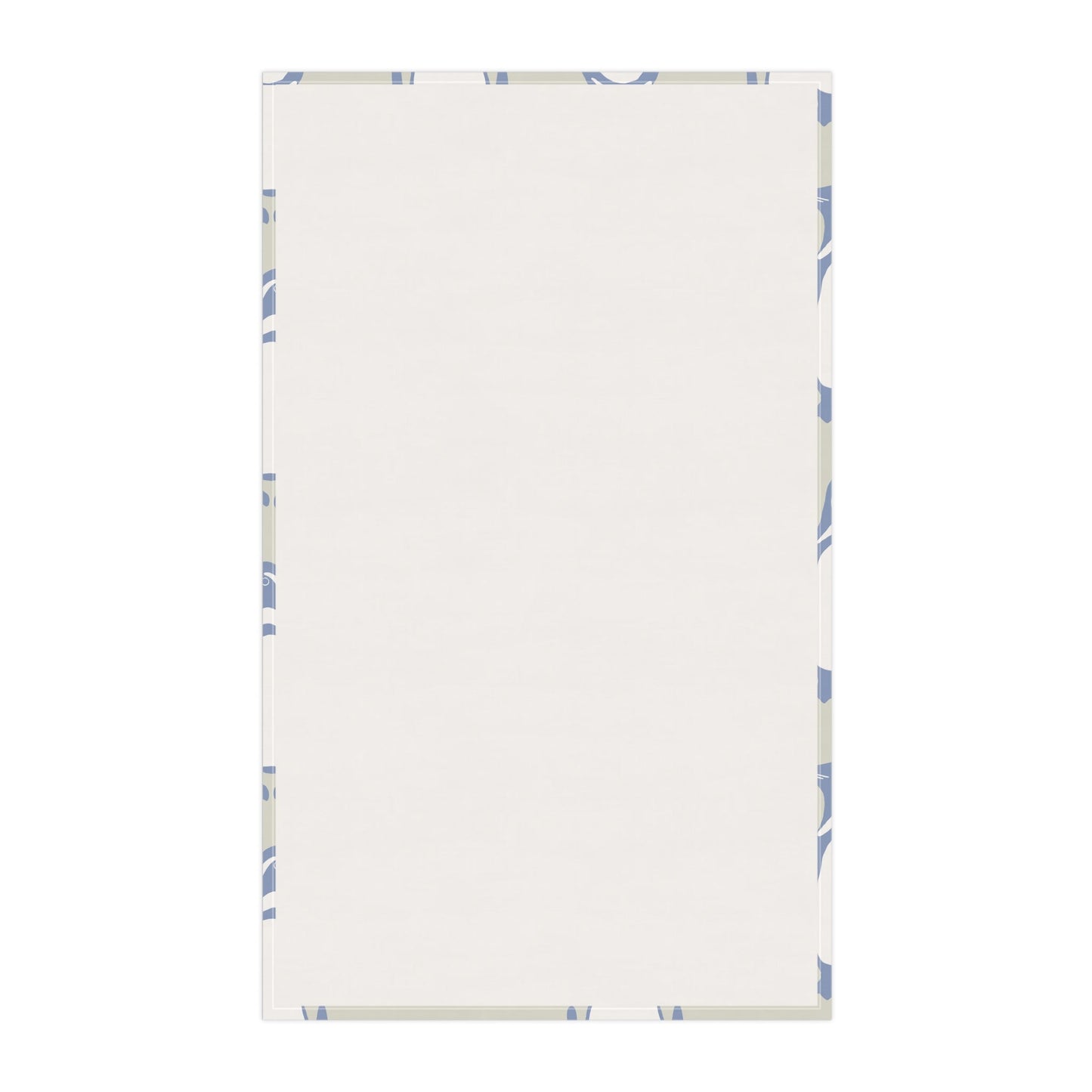Penguin Periwinkle Tea Towels with hand - drawn artwork - Flourish Moon Studio