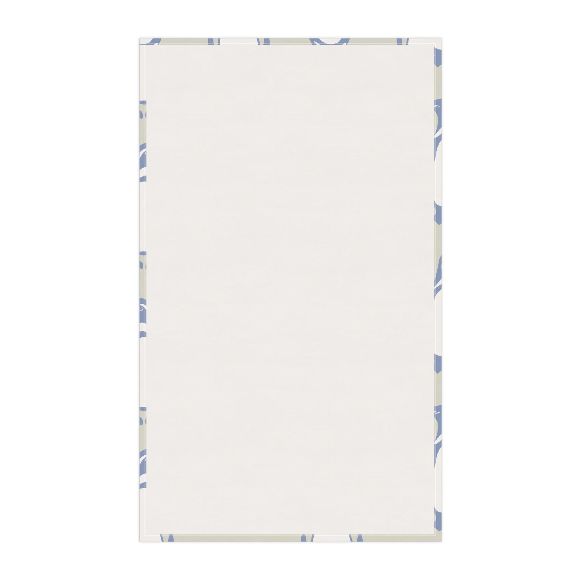 Penguin Periwinkle Tea Towels with hand - drawn artwork - Flourish Moon Studio
