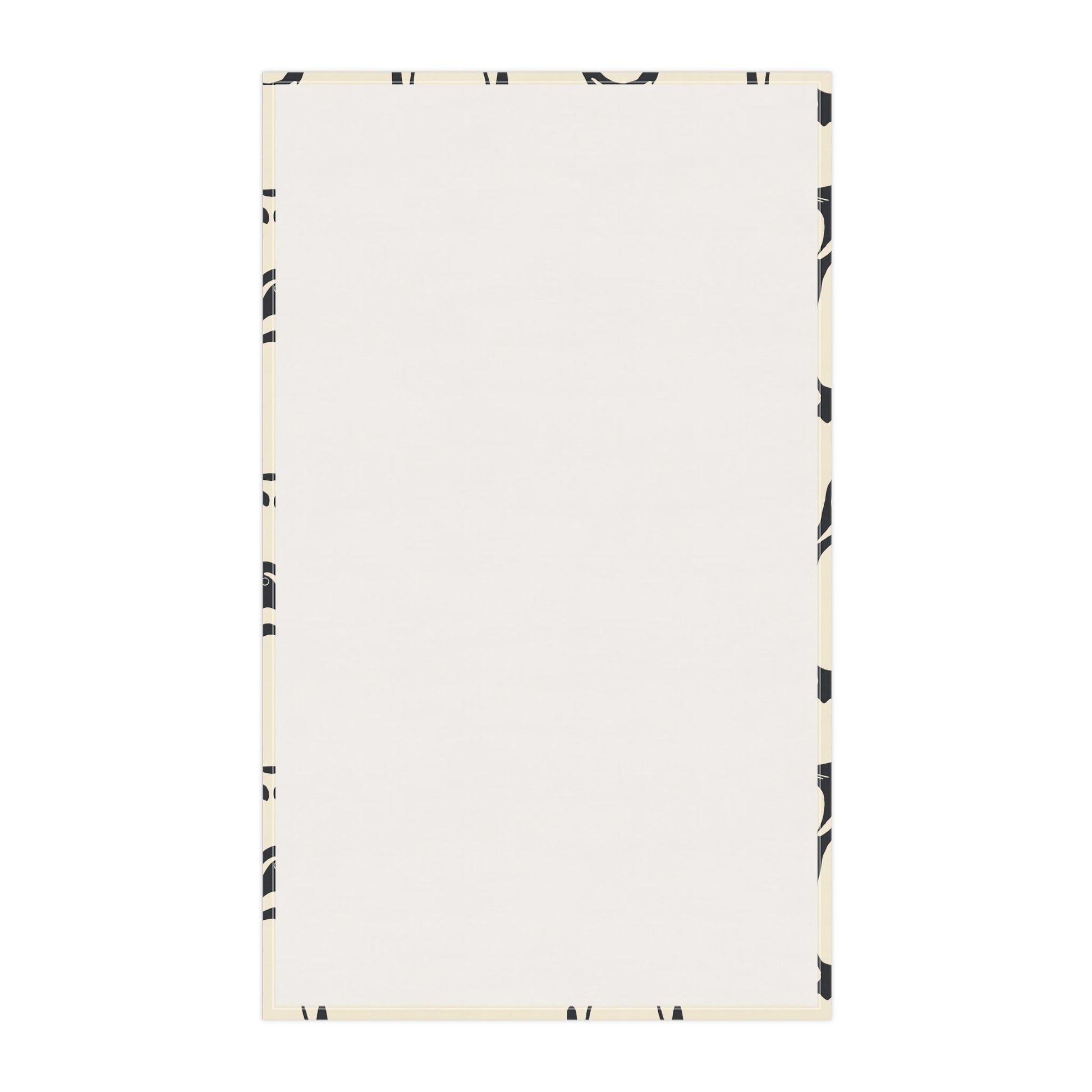 Penguin Tea Towel with hand - drawn artwork - Flourish Moon Studio