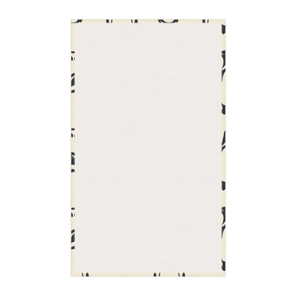 Penguin Tea Towel with hand - drawn artwork - Flourish Moon Studio