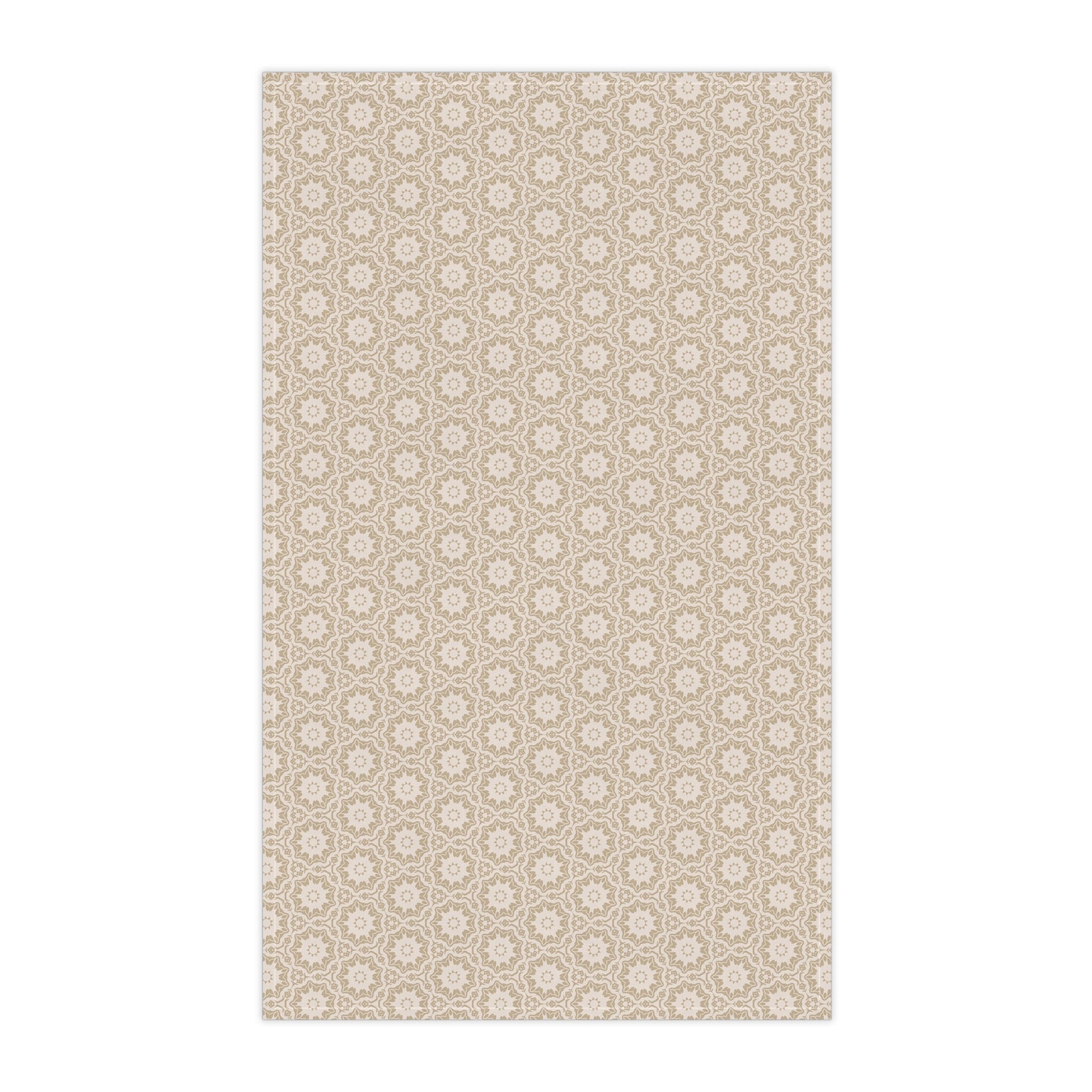 Petal Lace Tea Towel with hand - drawn artwork - Flourish Moon Studio