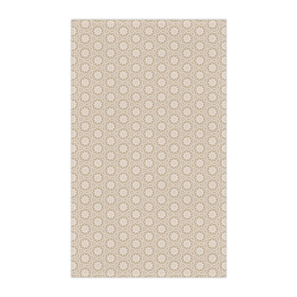Petal Lace Tea Towel with hand - drawn artwork - Flourish Moon Studio
