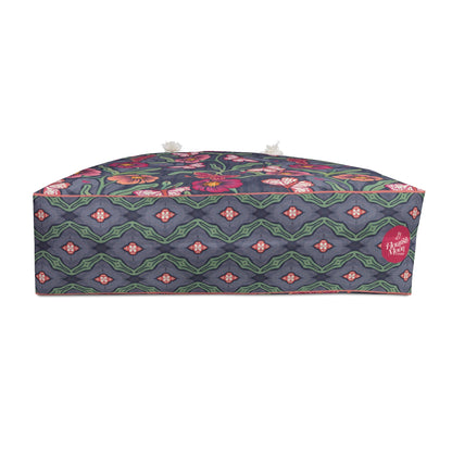 Petals & Process Butterfly Weekender Bag with hand drawn artwork - Flourish Moon Studio