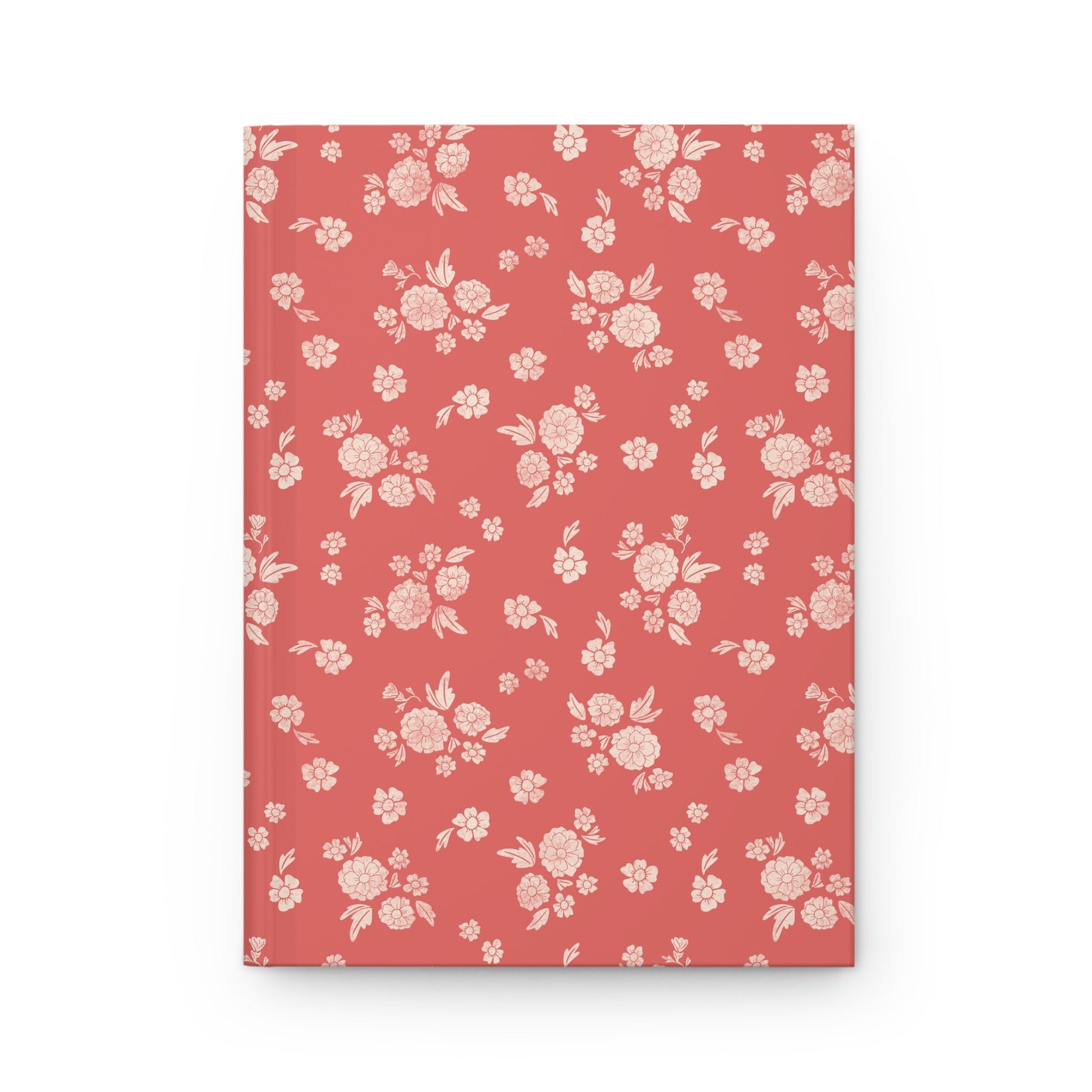 Prairie Bloom Prairie Poppy Hardcover Journal with hand drawn artwork - Flourish Moon Studio