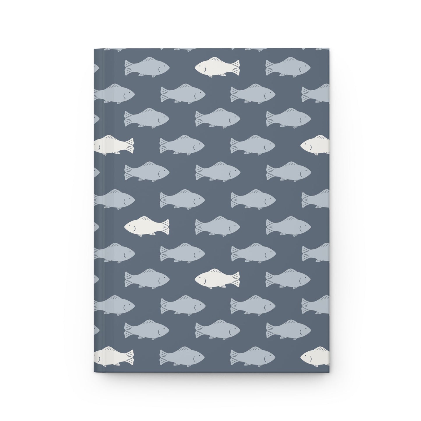 School of Wanderers Driftwood Hardcover Journal with hand drawn artwork - Flourish Moon Studio