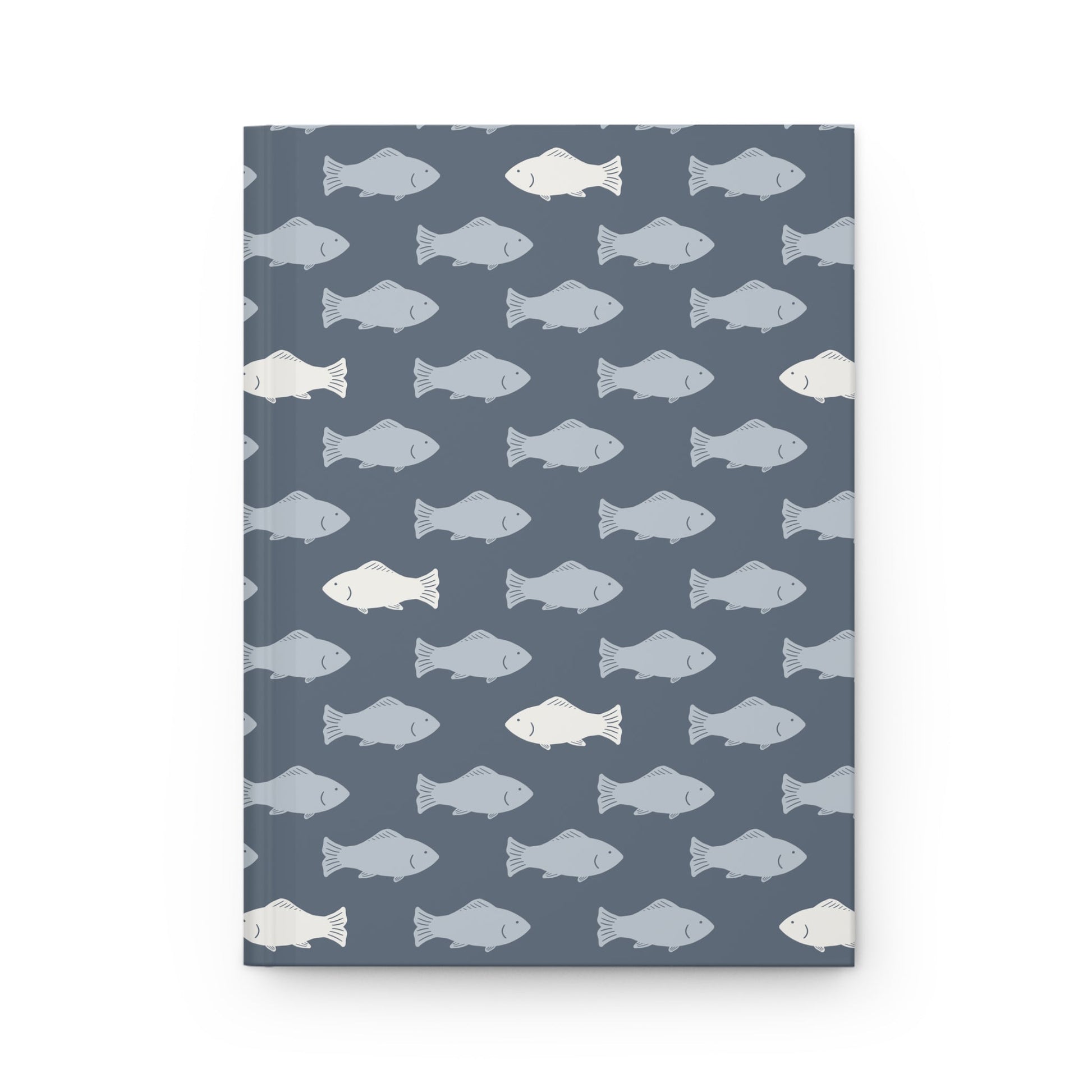 School of Wanderers Driftwood Hardcover Journal with hand drawn artwork - Flourish Moon Studio
