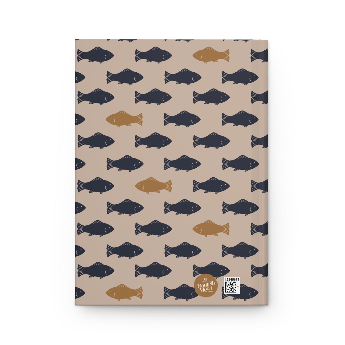 School of Wanderers Hardcover Journal with hand - drawn artwork - Flourish Moon Studio
