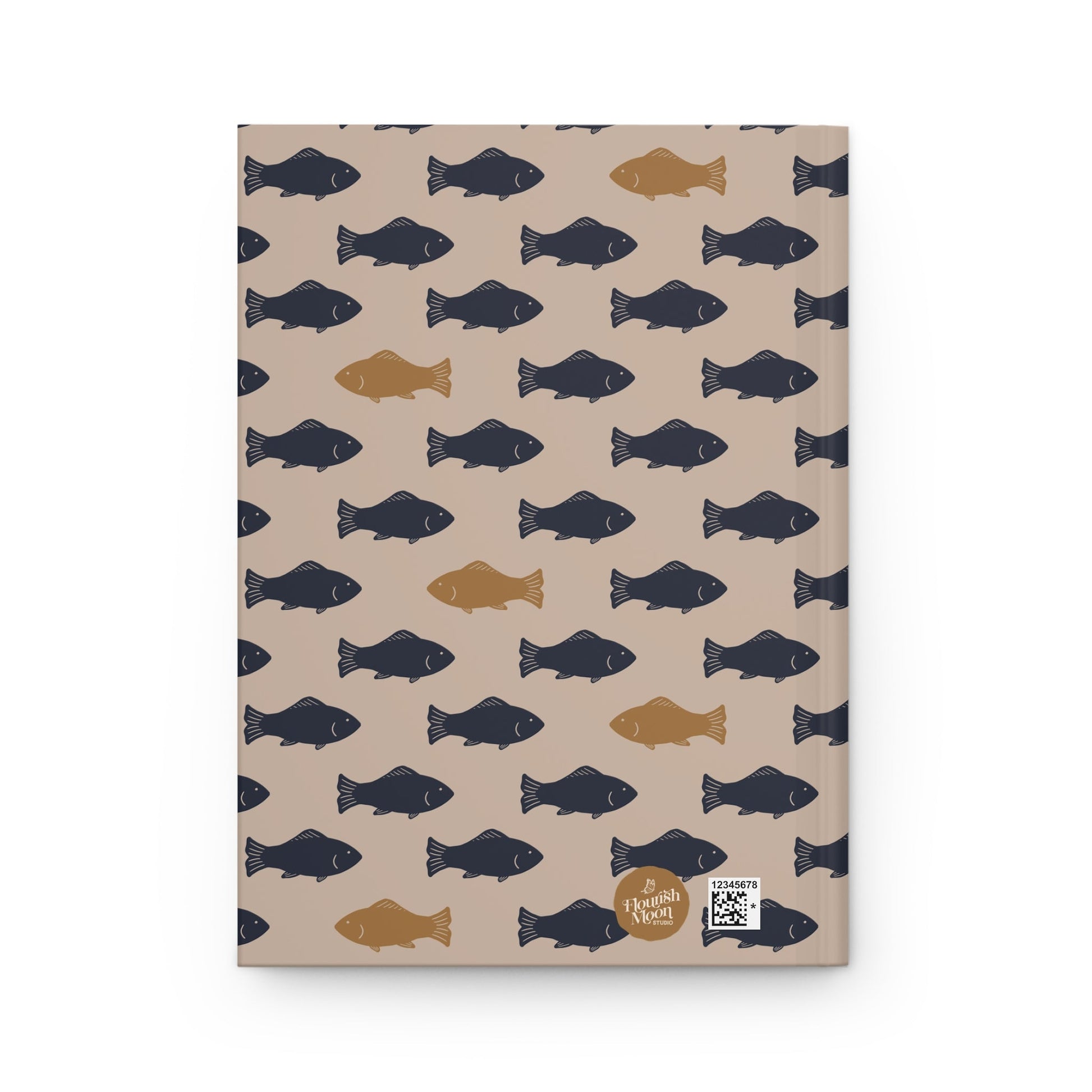 School of Wanderers Hardcover Journal with hand - drawn artwork - Flourish Moon Studio