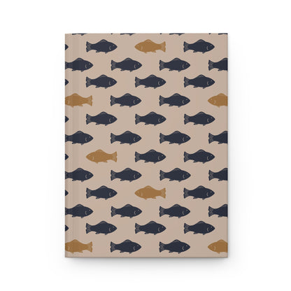 School of Wanderers Hardcover Journal with hand - drawn artwork - Flourish Moon Studio