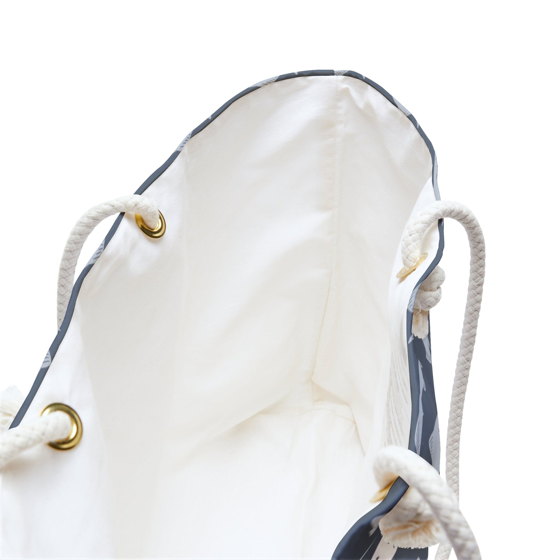 School of Wanderers Slate Weekender Bag with hand drawn artwork - Flourish Moon Studio