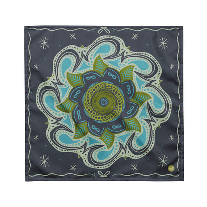 Starstruck Universe Bandana with hand - drawn artwork - Flourish Moon Studio
