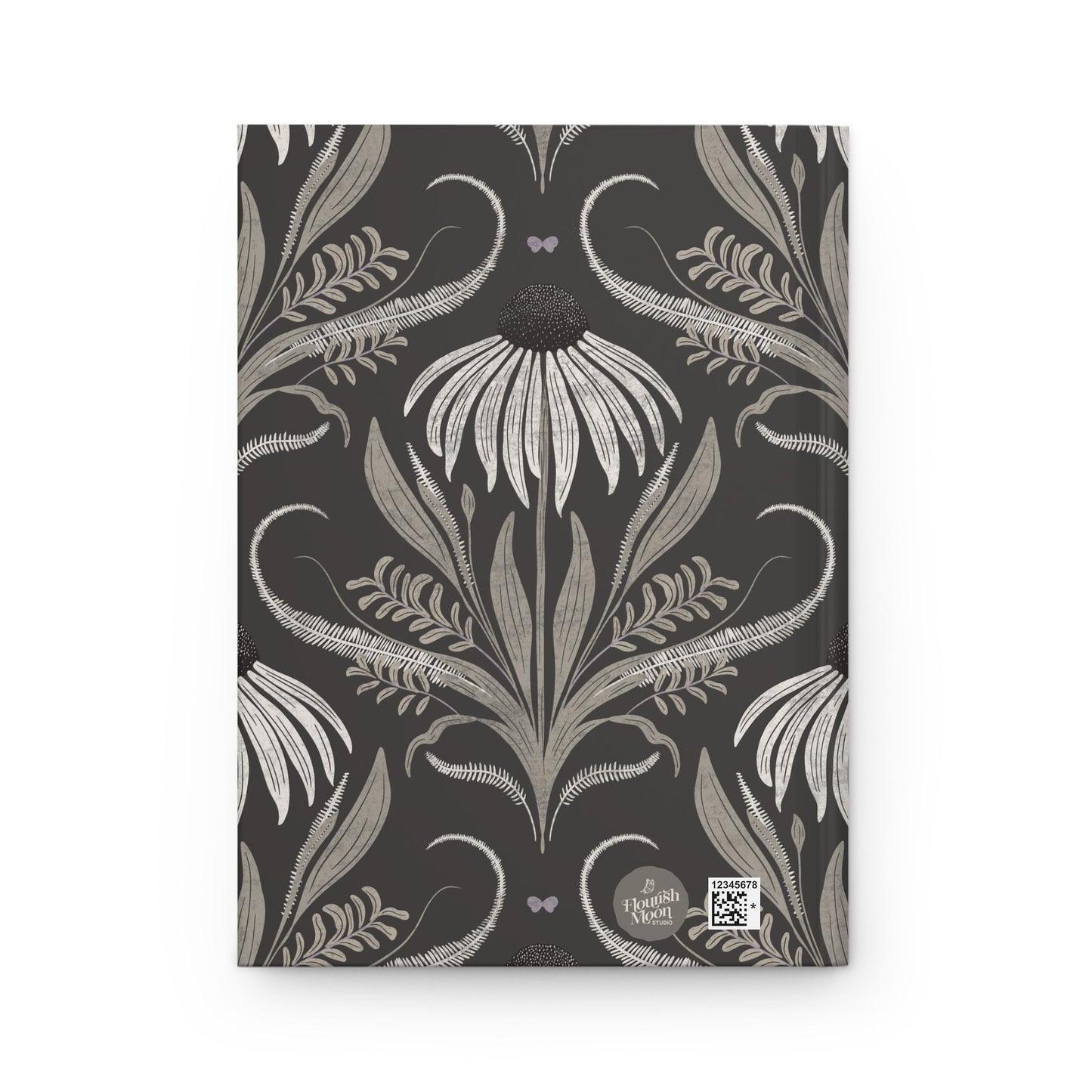 Stoneflower Hardcover Journal with hand drawn artwork - Flourish Moon Studio
