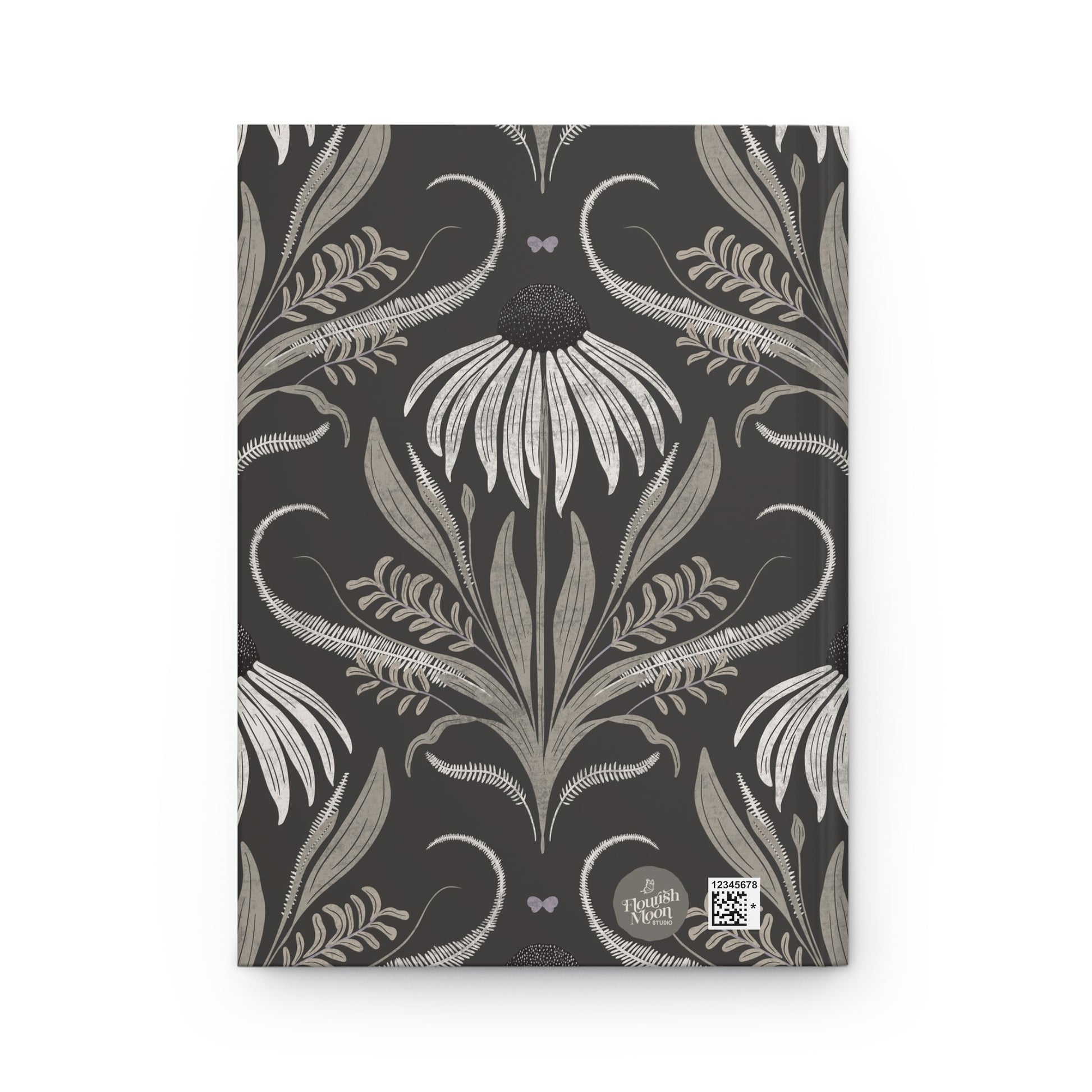 Stoneflower Hardcover Journal with hand drawn artwork - Flourish Moon Studio