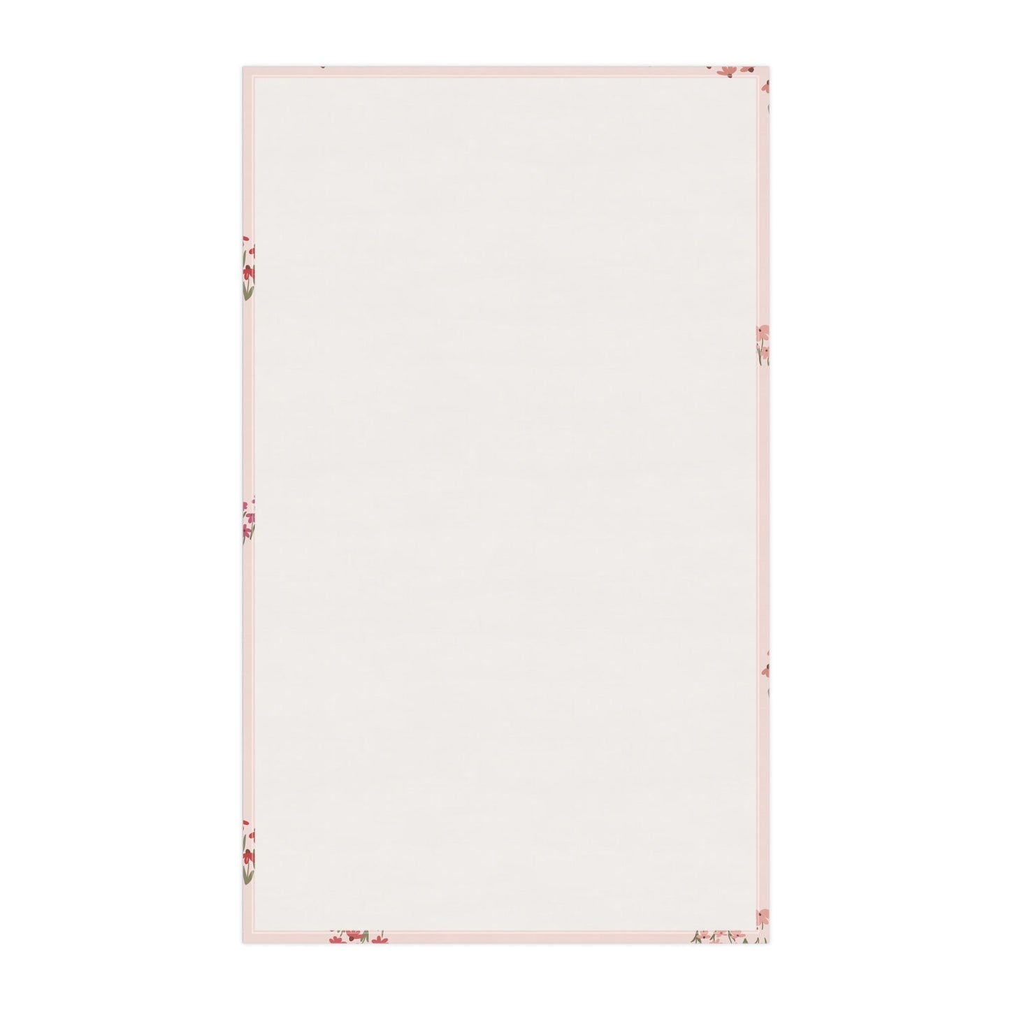 Summer Breeze Coneflowers Tea Towel with hand - drawn artwork - Flourish Moon Studio