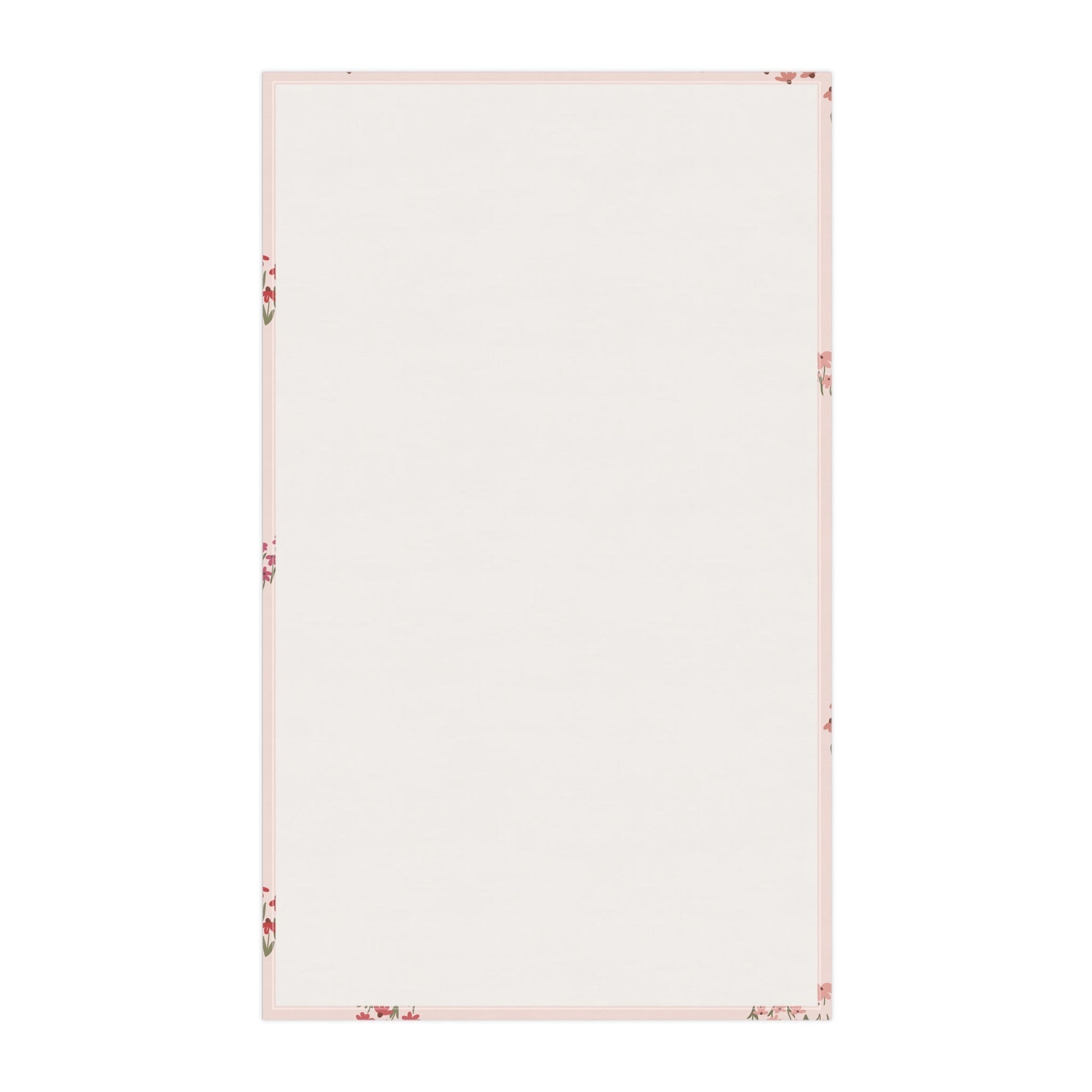 Summer Breeze Coneflowers Tea Towel with hand - drawn artwork - Flourish Moon Studio