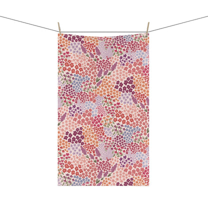 Summer Breeze Tea Towel with hand - drawn artwork - Flourish Moon Studio