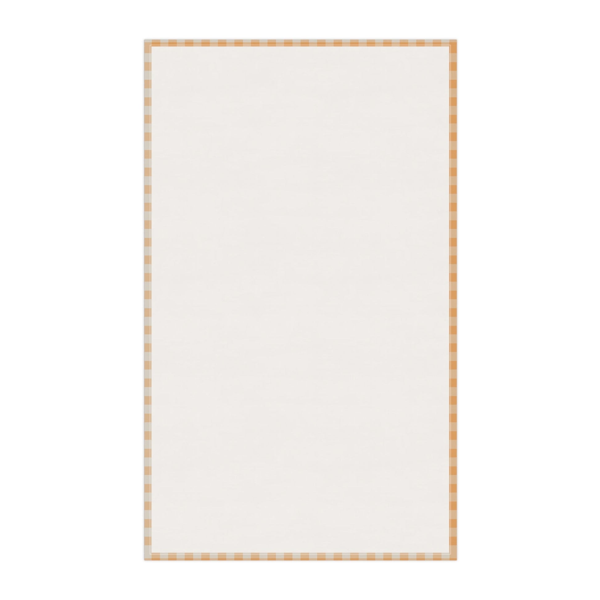 Sun Check Tea Towel with hand - drawn artwork - Flourish Moon Studio