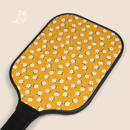 Sunny Days Pickleball Paddles Set with hand drawn artwork - Flourish Moon Studio