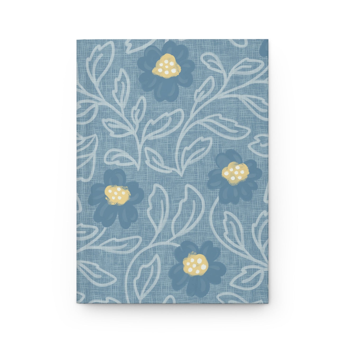 The Garden Remembered Floral Hardcover Journal with hand drawn artwork - Flourish Moon Studio