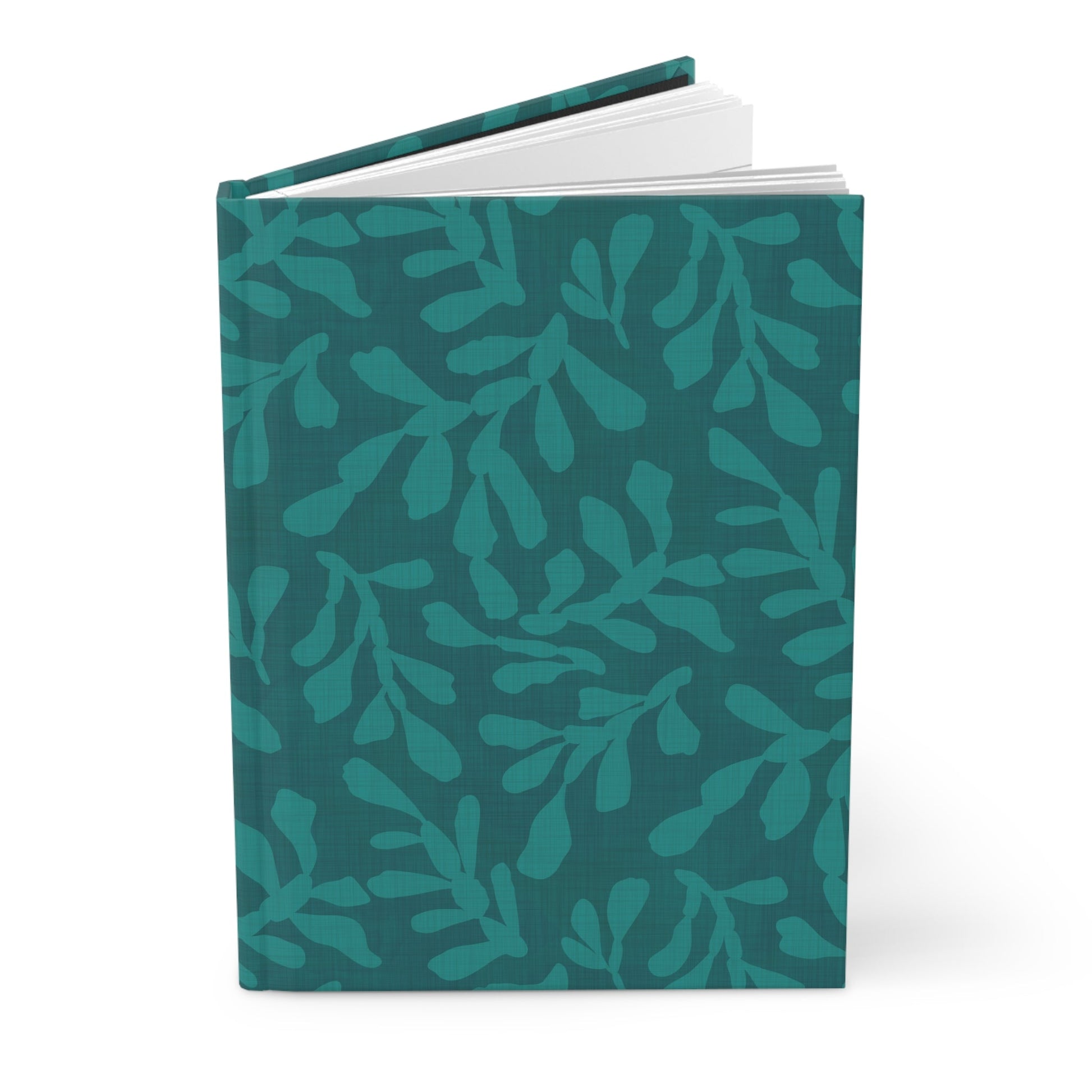 Tidal Veil Hardcover Journal with hand - drawn artwork - Flourish Moon Studio