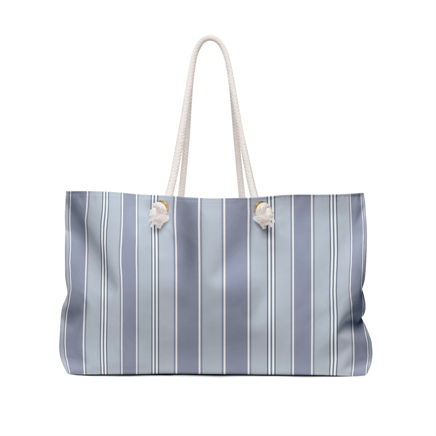 Tranquil Harbor Lines Weekender Bag with hand drawn artwork - Flourish Moon Studio