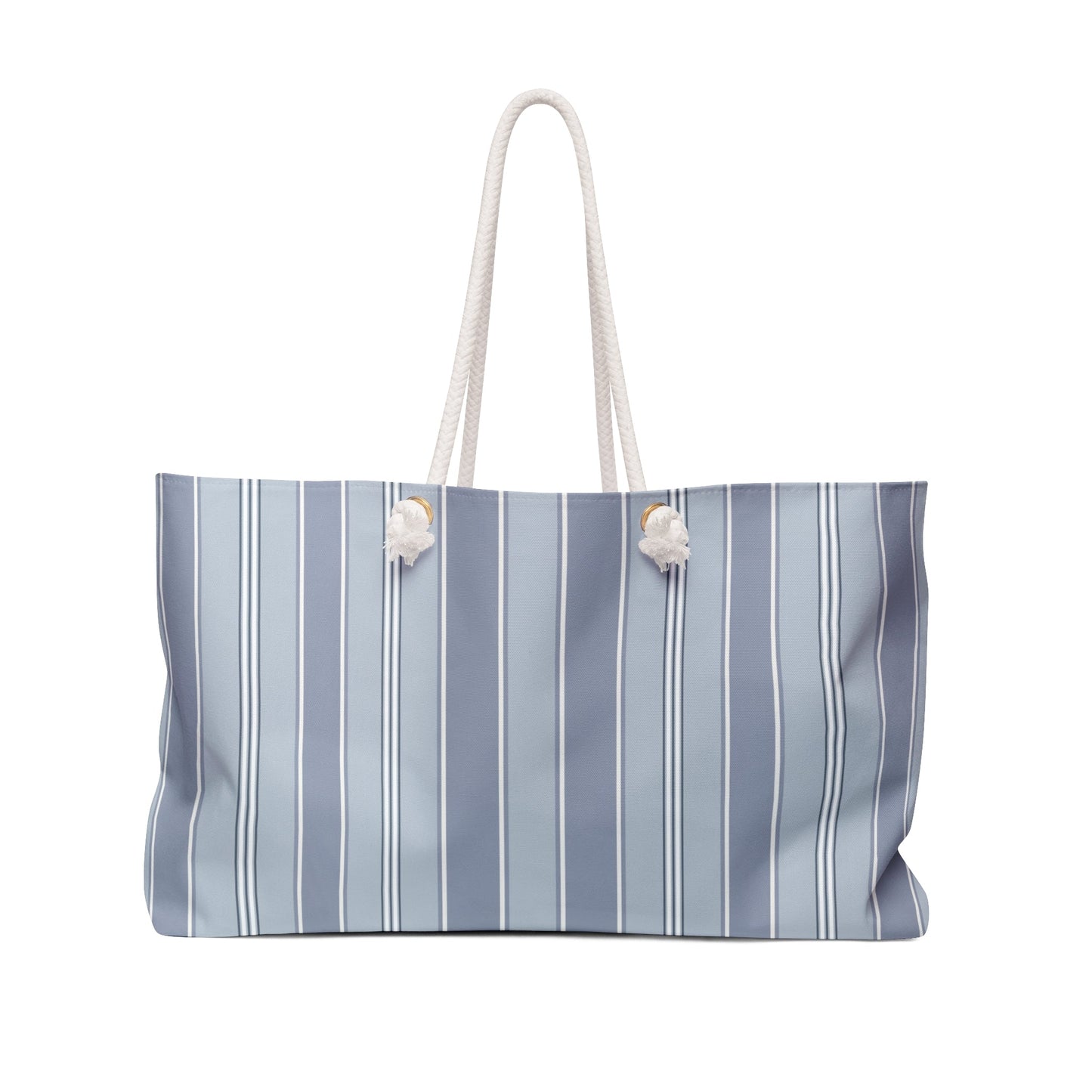 Tranquil Harbor Lines Weekender Bag with hand drawn artwork - Flourish Moon Studio
