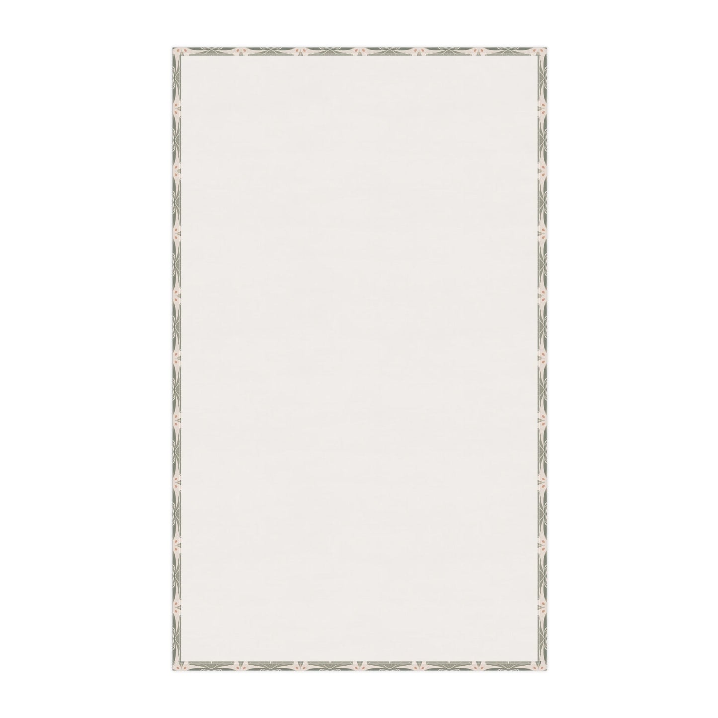 Woodland Crest Tea Towel with hand - drawn artwork - Flourish Moon Studio
