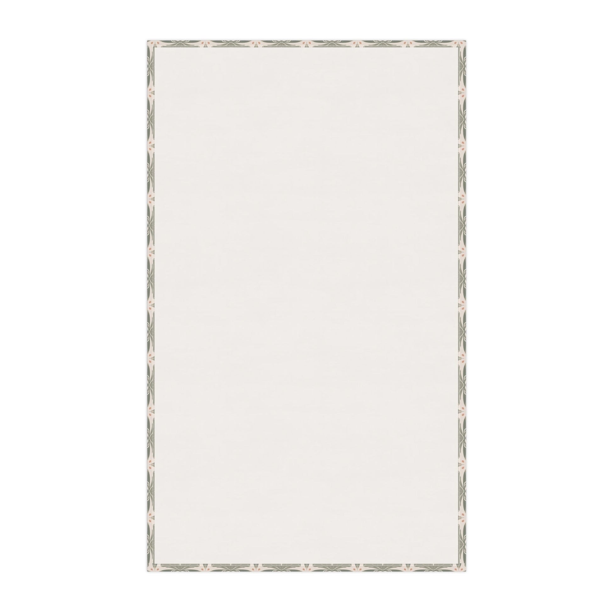Woodland Crest Tea Towel with hand - drawn artwork - Flourish Moon Studio